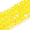 Electroplate Glass Beads Strands LS-EGLA-A044-T6mm-L29-1