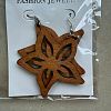 Alloy Wood Dangle Earrings FS-WG0BF85-13-1