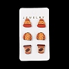 Thanksgiving Stud Earrings Set EJEW-U016-01P-01-1