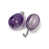 Natural Amethyst Pendants G-U018-01P-C-2