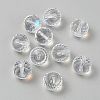 Transparent Glass European Beads GLAA-WH0038-60C-1