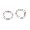 Brass Twister Clasp KK-Z146-04P-01-2