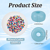 500Pcs Opaque Acrylic Beads OACR-PA0001-97-2