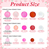 400Pcs 15 Colors Baking Paint Transparent Glass Beads GLAA-PA0001-82B-2