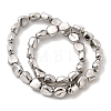 Electroplate Glass Beads Strands EGLA-F166-06P-2