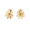 304 Stainless Steel Stud Earrings X-EJEW-E603-01A-G-1