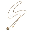 304 Stainless Steel Box Chain Lariat Necklaces NJEW-JN05890-4