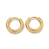 202 Stainless Steel Huggie Hoop Earrings with 304 Stainless Steel Pins for Women EJEW-H003-04G-1