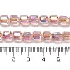 Electroplate Glass Beads X1-EGLA-D030-19O-4