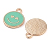 Alloy Enamel Pendants PALLOY-S192-04G-3