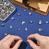 150Pcs 15 Styles Tibetan Style Alloy Beads FIND-YW0012-81-4