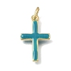 Brass Enamel Pendants KK-CBAEEA8-10G-2