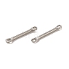 Non-Tarnish 304 Stainless Steel Connector Charms STAS-Q323-04C-P-2