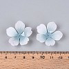Flower Acrylic Bead Caps SACR-T017-51E-4