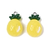Spray Painted Opaque Resin Pendants RESI-Q232-01D-1