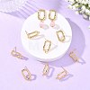 SHEGRACE Brass Earring Stud Earring Findings XGRQ6M319-910G-4