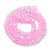 Baking Electroplate Glass Beads Strands LS-DGLA-A039-J10mm-B18-2