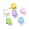 Spray Painted Alloy European Beads AL-CBA5B8E-05-1