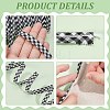 Polyester Tartan Lip Cord Trim SRIB-BC0001-34A-4