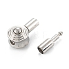 Tarnish Resistant 304 Stainless Steel Bayonet Clasps STAS-P285-04P-2