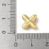 Brass Micro Pave Cubic Zirconia Beads KK-P290-61G-X-3