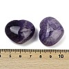 Heart Natural Amethyst Palm Stones G-C186-02B-3