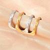 304 Stainless Steel Cuff Open Rings SA-H001-11GP-2