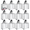 Rectangle Transparent PVC Plastic Bags ABAG-WH0083-007D-6