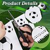 6Pcs 2 Colors Football Theme Paper Pennant Flags Banners FIND-PH0038-64-3