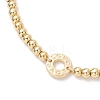 Brass Round Beads Braided Bead Bracelets BJEW-JB12888-01-3