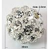 Brass Rhinestone Beads LS-RB-Q165-2-2