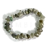 Natural Labradorite Stretch Bracelets PW-WG56138-18-1