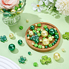122Pcs 9 Styles ABS Imitation Pearl Beads & PP Plastic Beads & Opaque Acrylic Beads & Transparent Resin Cabochons KY-SP0001-79-4