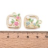 Alloy Enamel Pendants ENAM-N069-13KCG-3