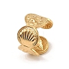 Ocean Brass Cuff Open Rings KK-CBA8D1E-07G-3
