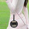 2Pcs 2 Colors Imitation Leather Golf Tees Storage Bags AJEW-CA0003-31-5