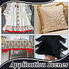 12.5M Polyester Lace Trim Ribbon OCOR-HY0001-44B-5