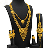 Alloy Pendant Necklaces & Stud Dangle Earrings & Rings & Link Bracelets Sets WGB9A17-03-1