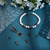 12Pcs 3 Styles Brass Micro Pave Cubic Zirconia Beads KK-PH0004-88B-4