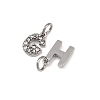 304 Stainless Steel Rhinestone Pendants STAS-B108-03P-A-2