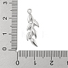 Brass Micro Pave Clear Cubic Zirconia Pendants KK-U015-13P-3