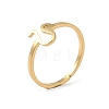 Real 18K Gold Plated 304 Stainless Steel Adjustable Finger Ring RJEW-L115-01G-08-1