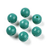 Opaque Solid Color Glass Beads GLAA-N007-8mm-A09-1