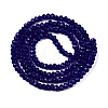 Opaque Solid Color Imitation Jade Glass Beads Strands LS-EGLA-A044-P1mm-D07-3