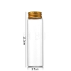 Clear Glass Bottles Bead Containers CON-WH0085-76H-02-1