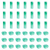 90Pcs 2 Styles Opaque Acrylic Imitation Gemstone Beads OACR-TA0005-14C-1