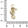 Brass Micro Pave Cubic Zirconia Pendants KK-L229-061G-3