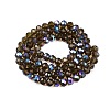 Electroplate Glass Beads Strands EGLA-A034-T3mm-L30-3