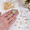 80Pcs 4 Colors Brass Spacer Beads KK-PH0015-20-3