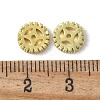 Brass Micro Pave Cubic Zirconia Beads KK-D324-11G-03-2